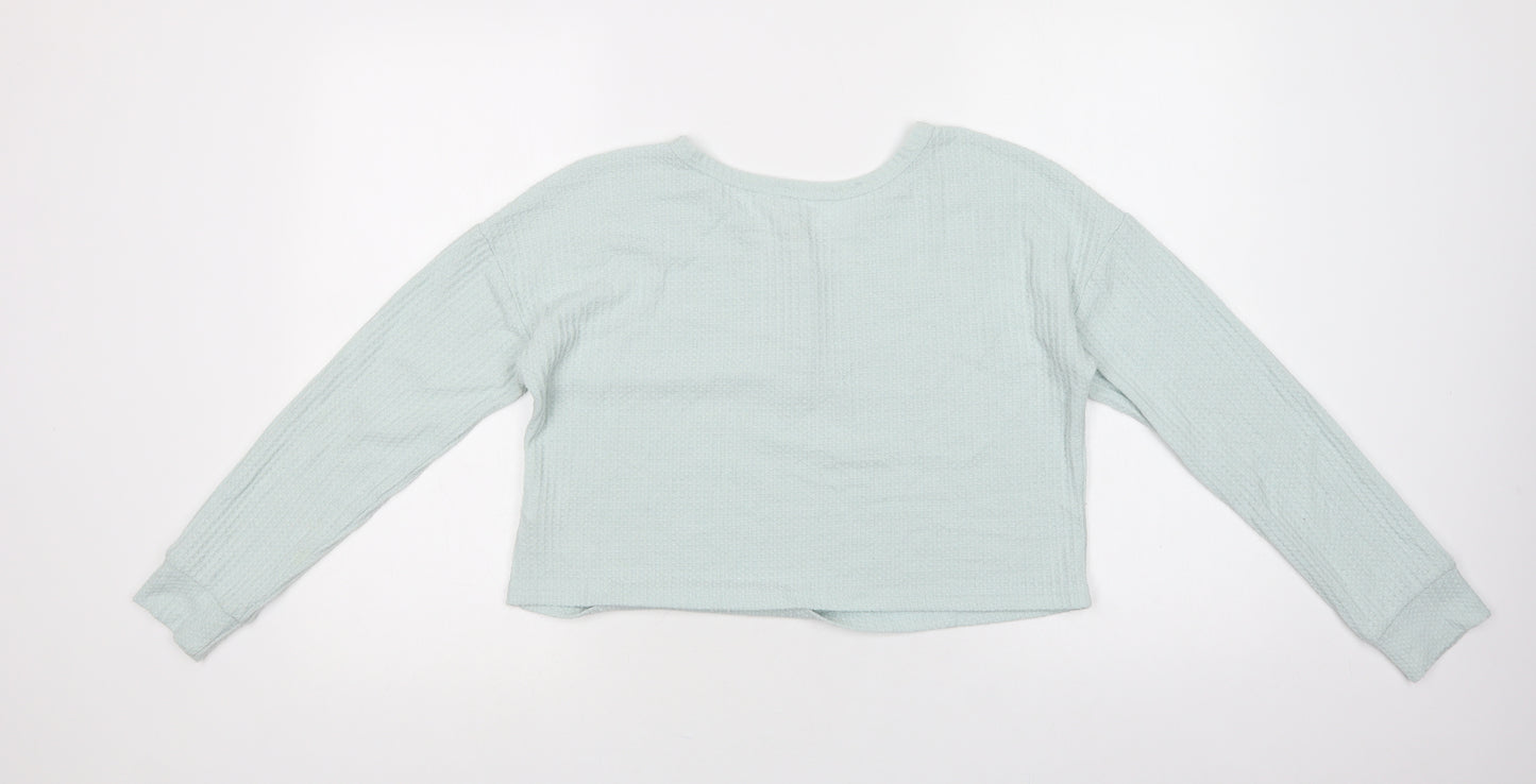 Primark Womens Green  Polyester Top Pyjama Top Size XS