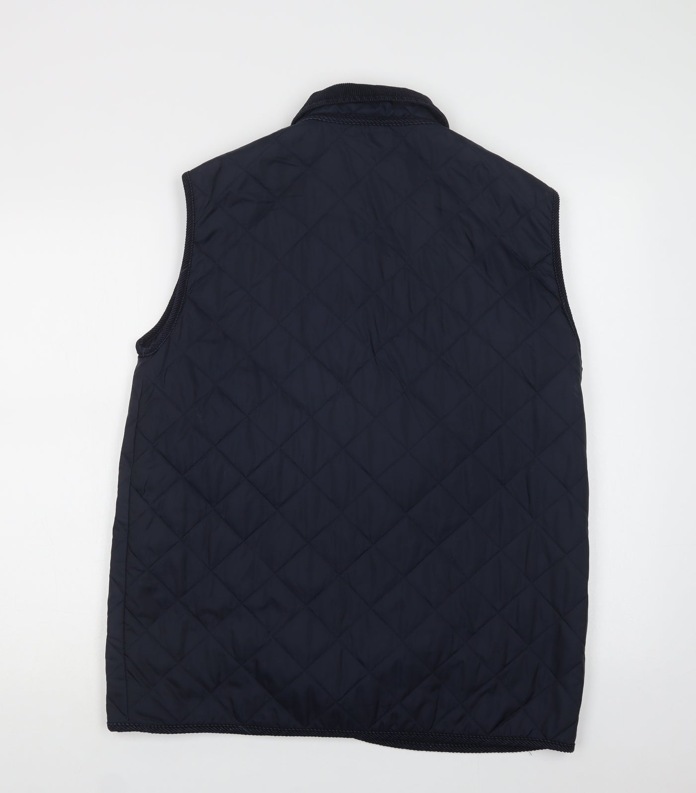 Dunnes Stores Womens Blue   Gilet Waistcoat Size 16  Snap