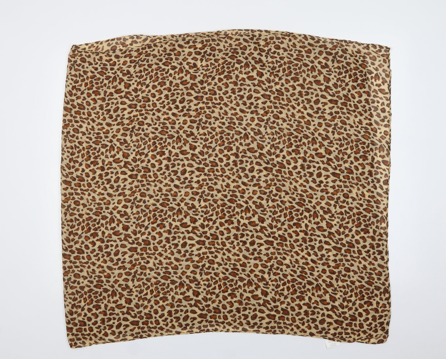 Clayre & Eef Unisex Brown Animal Print Polyester  Scarf