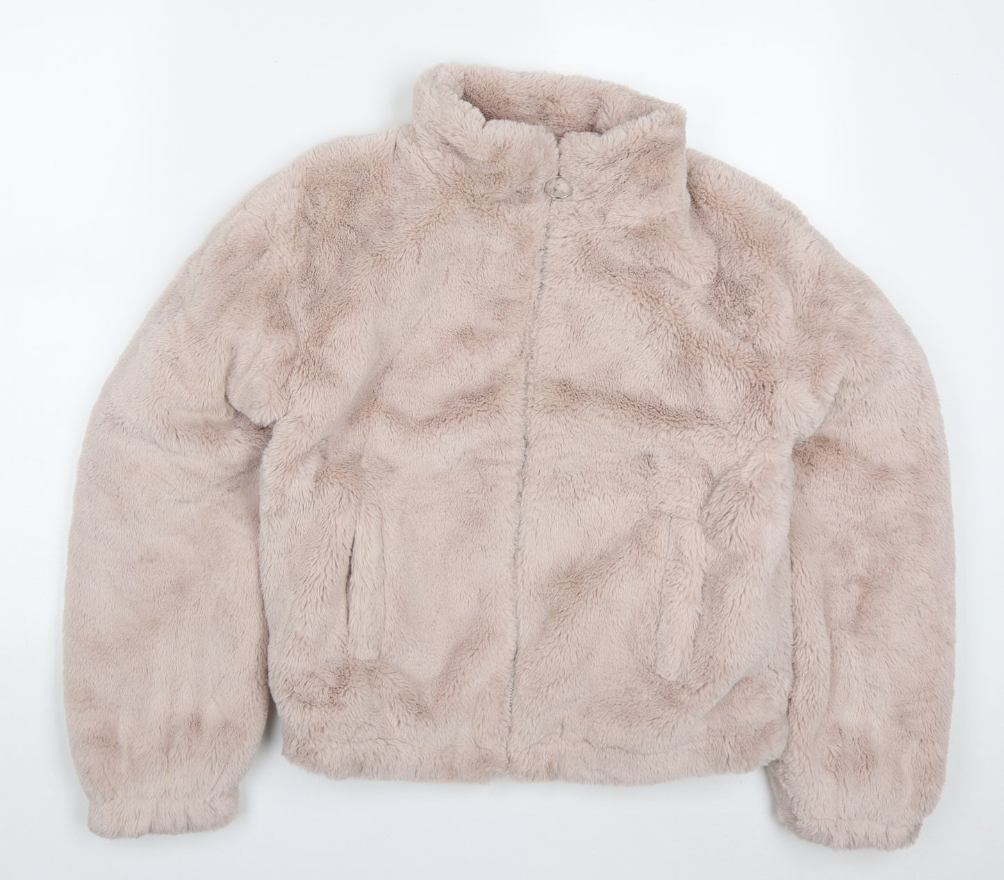 New Look Girls Pink   Jacket  Size 12-13 Years  Zip
