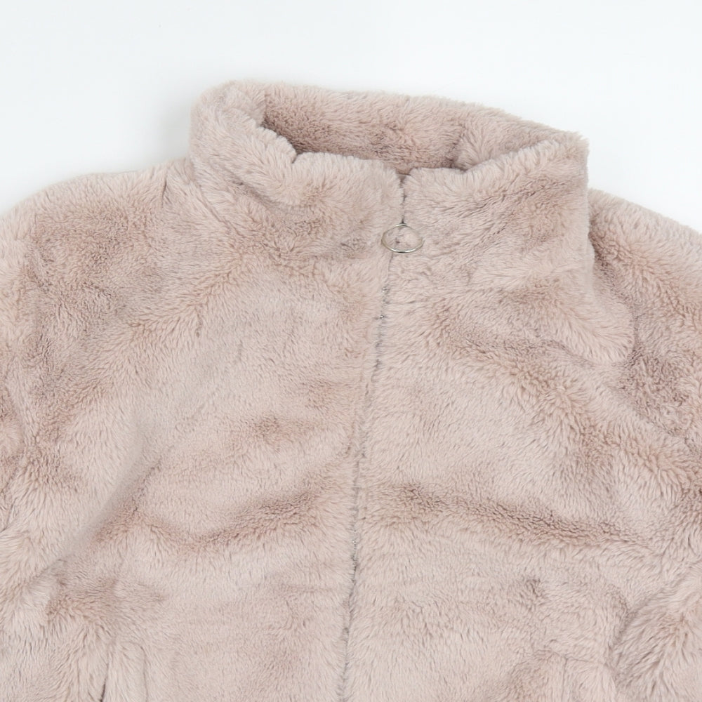 New Look Girls Pink   Jacket  Size 12-13 Years  Zip