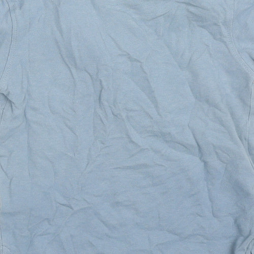 Primark Boys Blue  Cotton Basic Polo Size 2-3 Years Collared Pullover