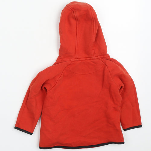 Ted Baker Boys Red  Cotton Pullover Hoodie Size 2-3 Years  Pullover