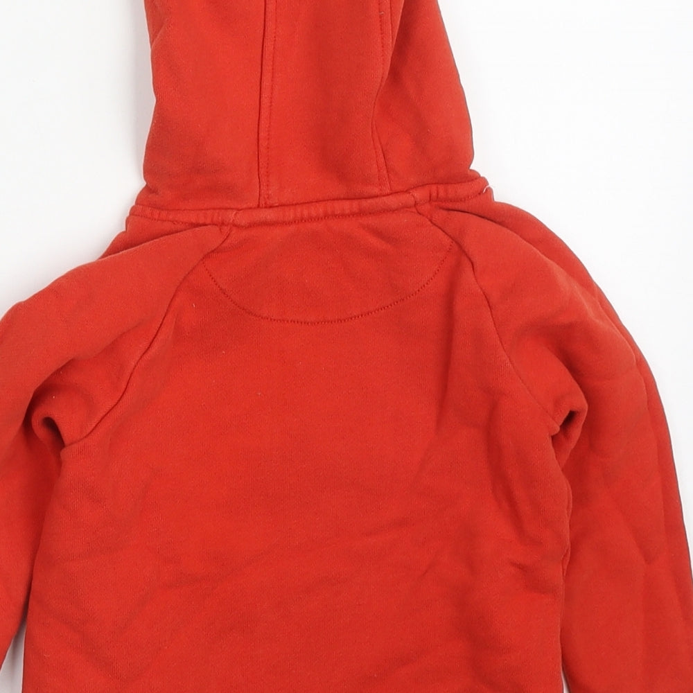 Ted Baker Boys Red  Cotton Pullover Hoodie Size 2-3 Years  Pullover