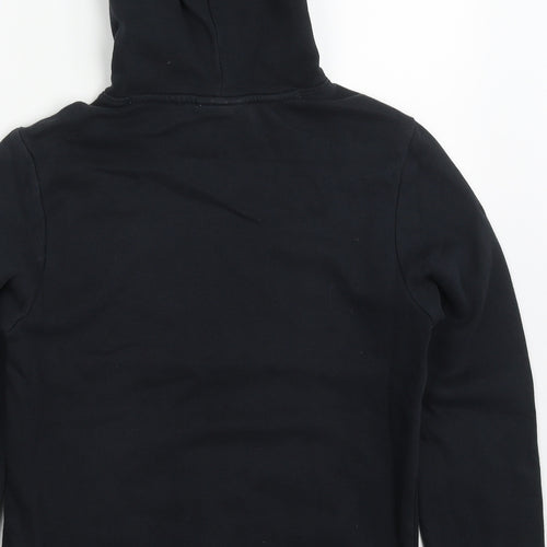 Under armour Boys Black  Cotton Pullover Hoodie Size 11-12 Years  Pullover