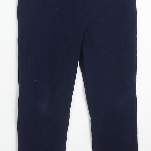 Futoro Girls Blue  Cotton Carrot Trousers Size 2-3 Years  Regular