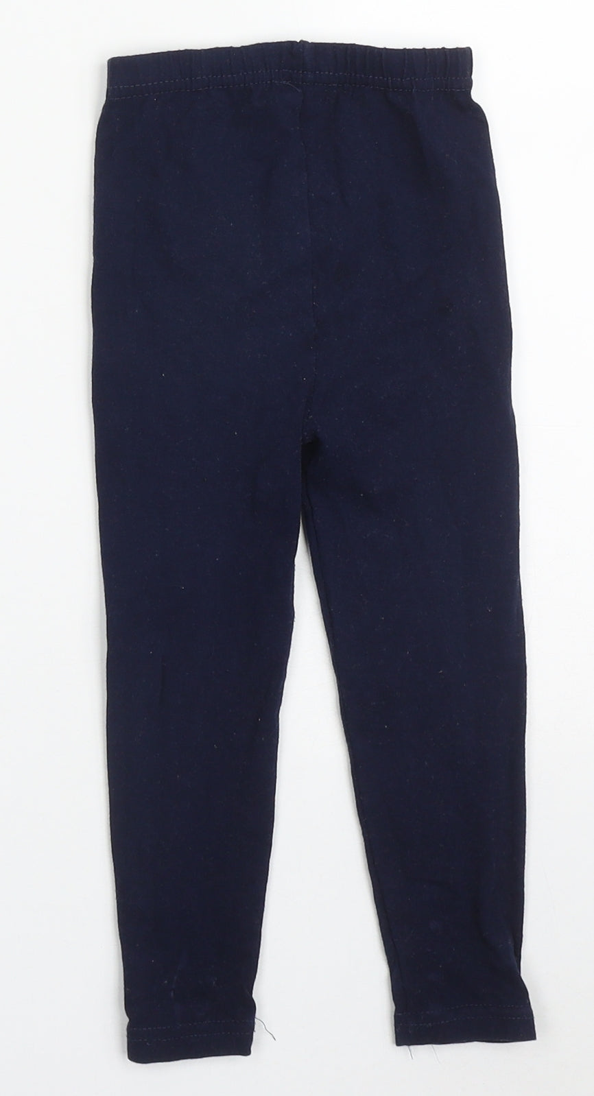 Futoro Girls Blue  Cotton Carrot Trousers Size 2-3 Years  Regular