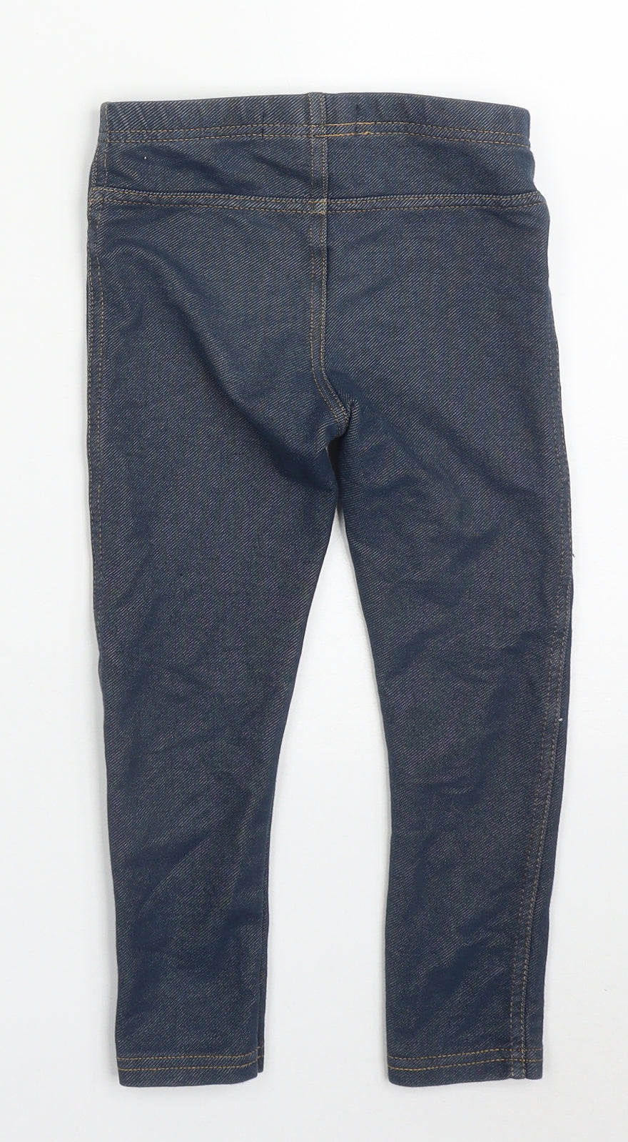 Primark Girls Blue  Cotton Jegging Jeans Size 4-5 Years  Regular