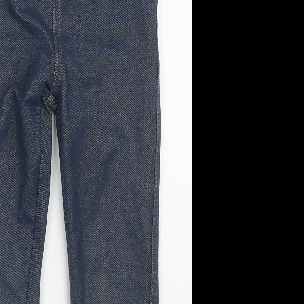 Primark Girls Blue  Cotton Jegging Jeans Size 4-5 Years  Regular