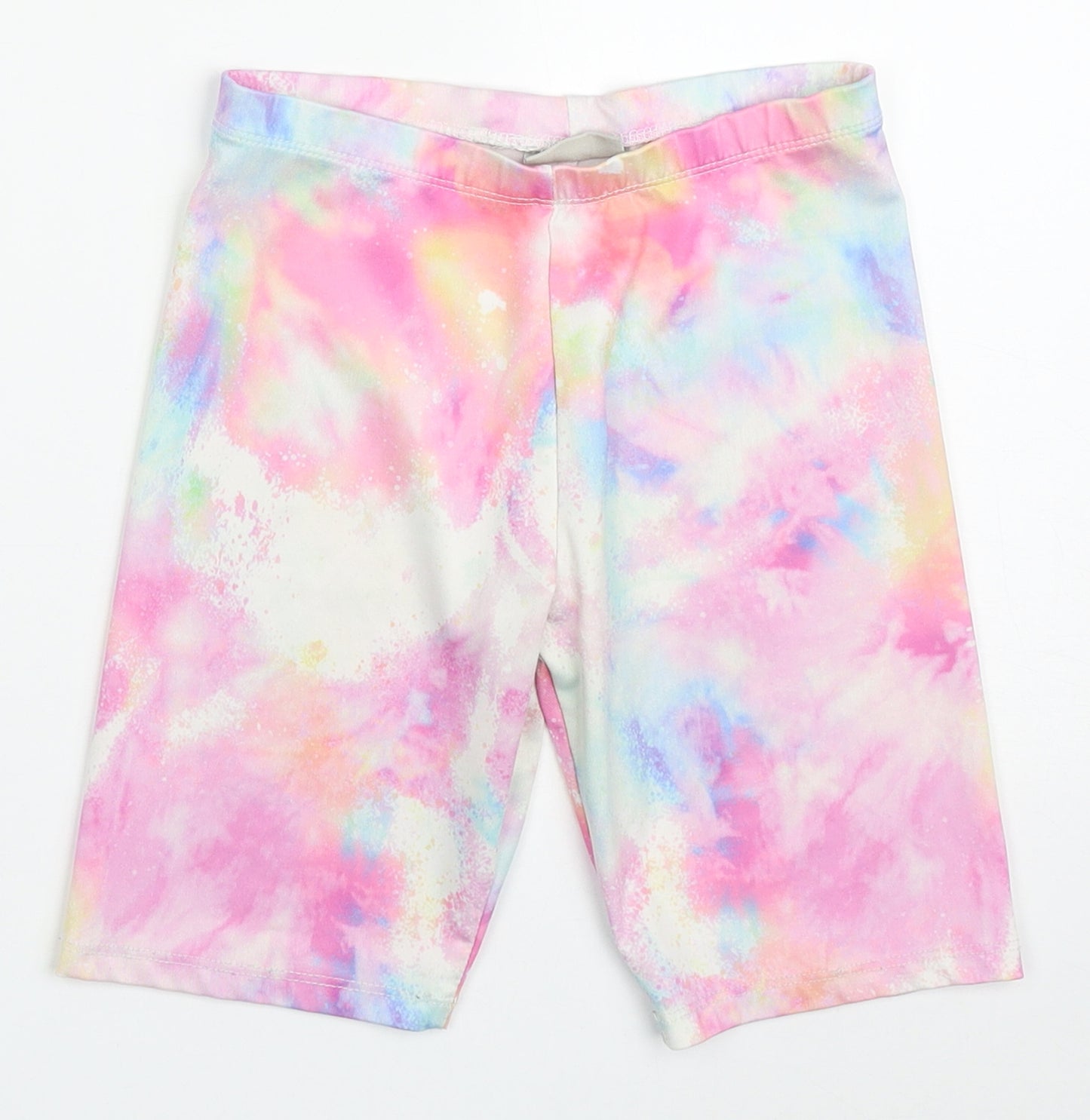 Matalan Girls Multicoloured  Polyester Biker Shorts Size 9 Years  Regular