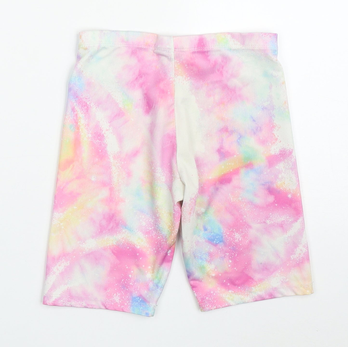 Matalan Girls Multicoloured  Polyester Biker Shorts Size 9 Years  Regular