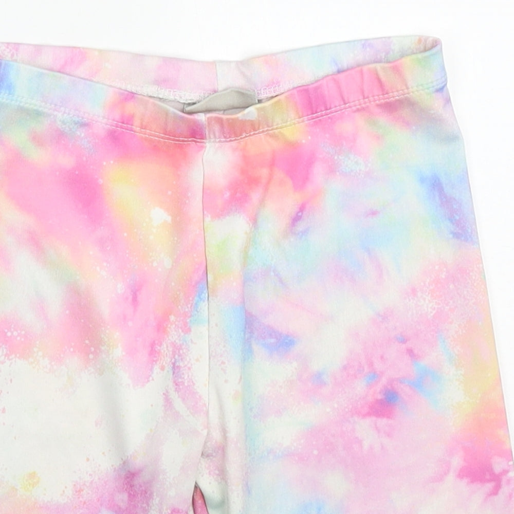 Matalan Girls Multicoloured  Polyester Biker Shorts Size 9 Years  Regular