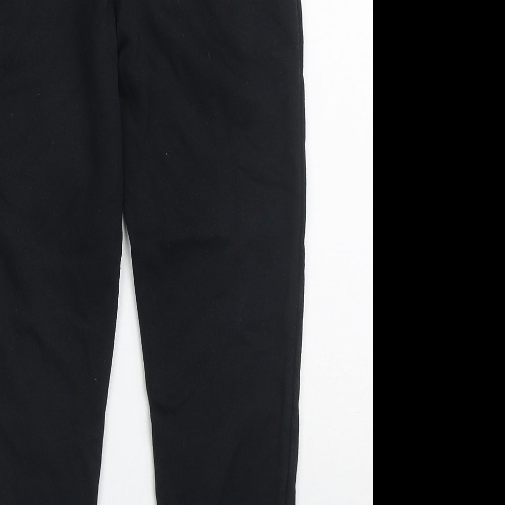 Dunnes Boys Black  Cotton Sweatpants Trousers Size 6 Years  Regular Drawstring