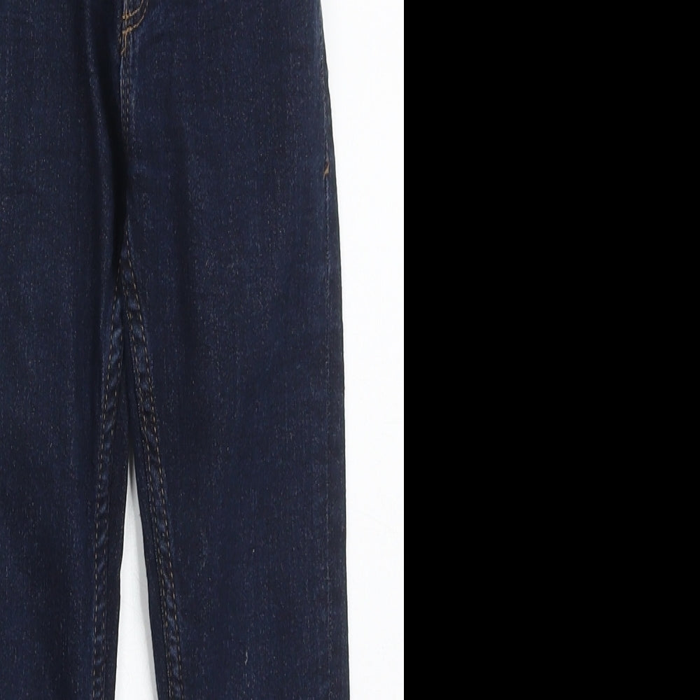 NEXT Boys Blue  Cotton Skinny Jeans Size 6 Years  Regular Button