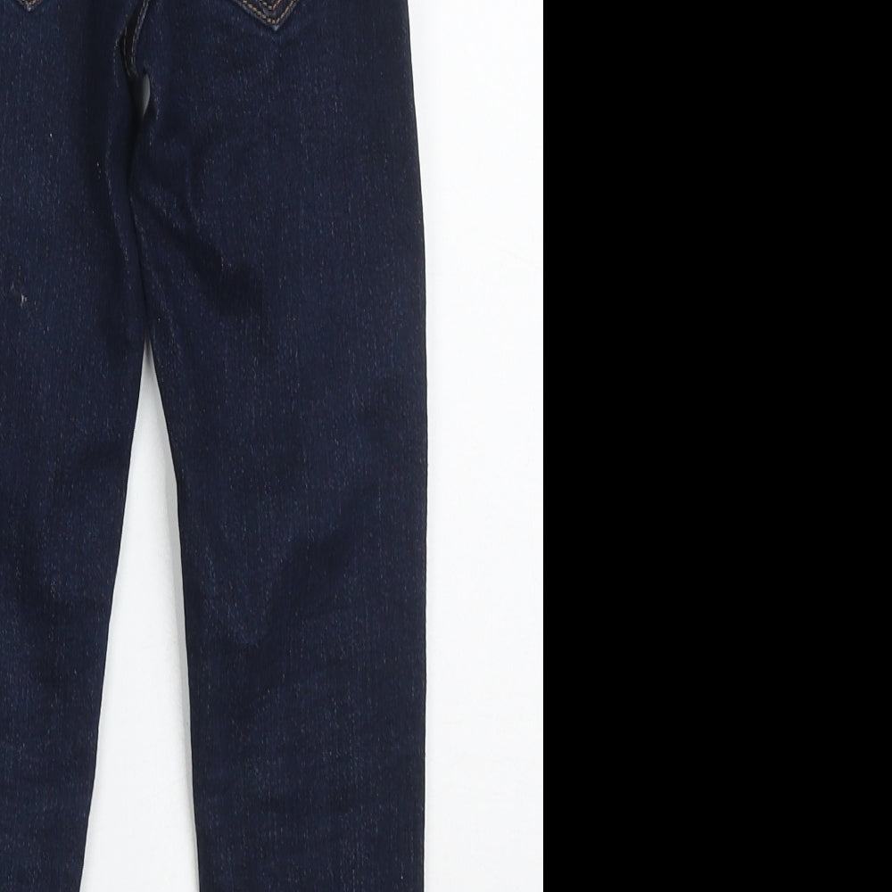 NEXT Boys Blue  Cotton Skinny Jeans Size 6 Years  Regular Button