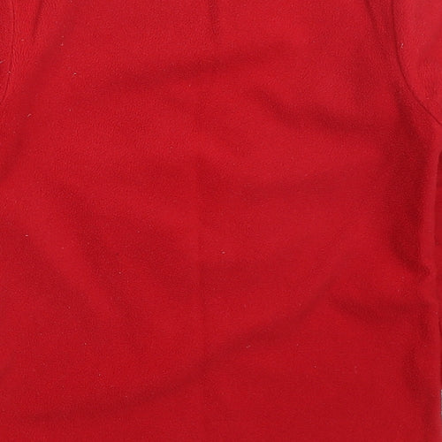 Dunnes Boys Red Solid Polyester  Pyjama Top Size 5-6 Years  Pullover - Snow Day