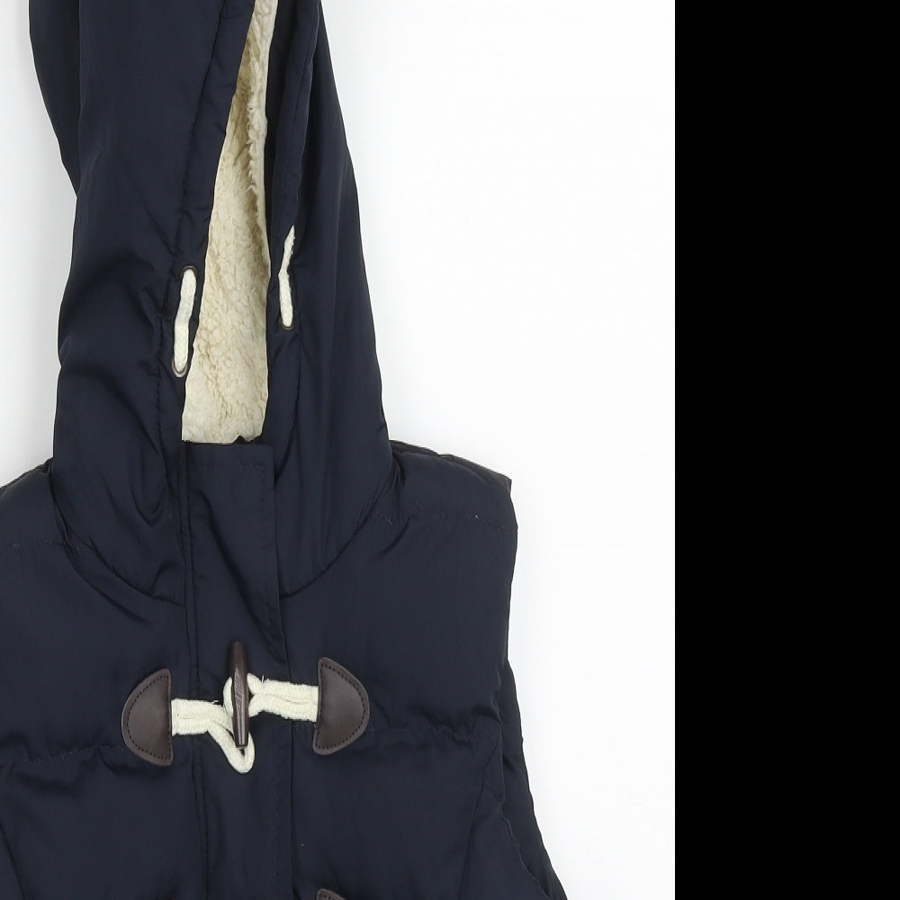 Young Dimension Girls Blue   Gilet Coat Size 10-11 Years  Zip