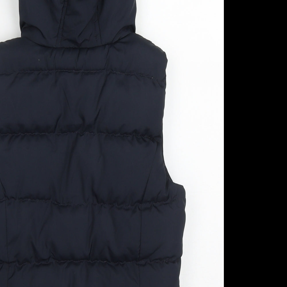 Young Dimension Girls Blue   Gilet Coat Size 10-11 Years  Zip
