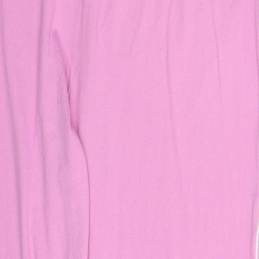 Dunnes Womens Pink  Polyester Trousers  Size L L31 in Regular  - Pyjama Pants