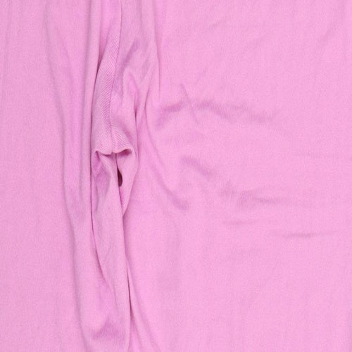 Dunnes Womens Pink  Polyester Trousers  Size L L31 in Regular  - Pyjama Pants