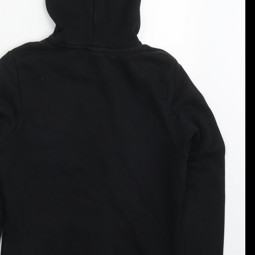 PUMA Womens Black  Cotton Pullover Hoodie Size 8  Pullover