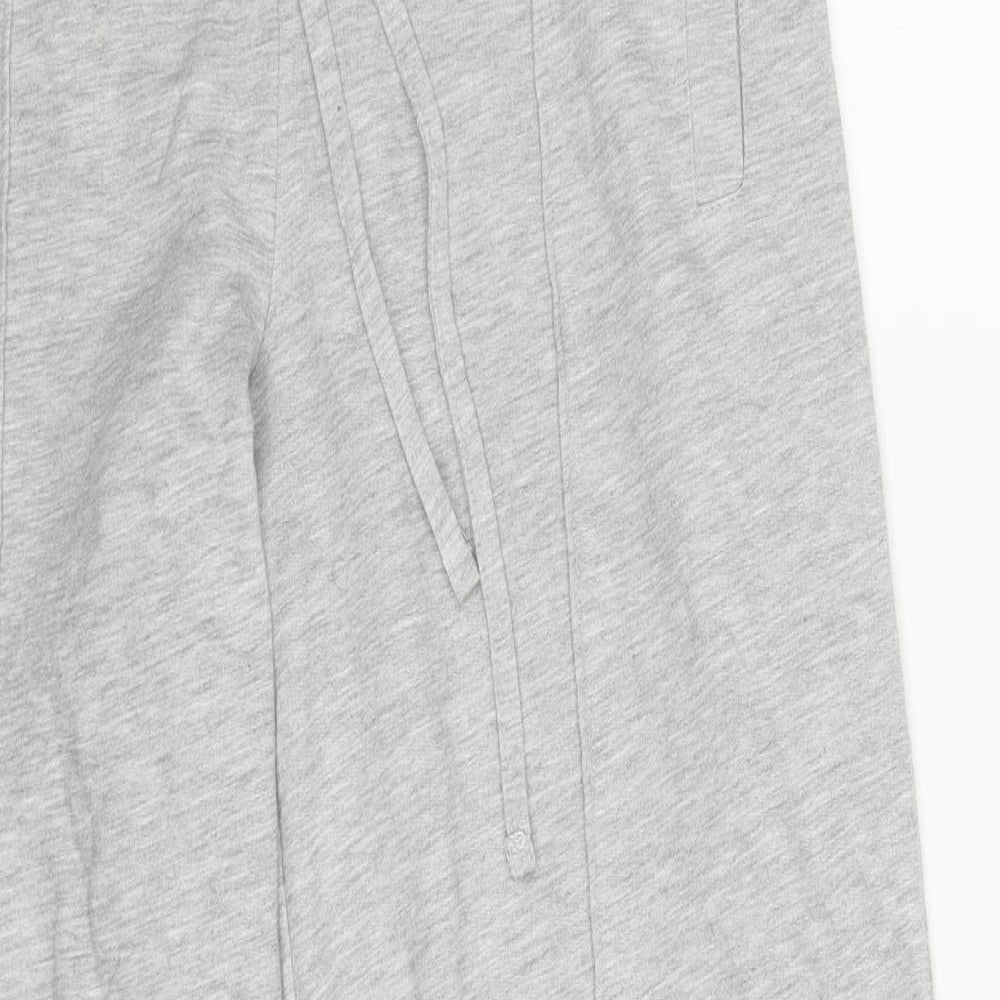 Papaya Womens Grey  Cotton Sweatpants Trousers Size S L30 in Regular Drawstring
