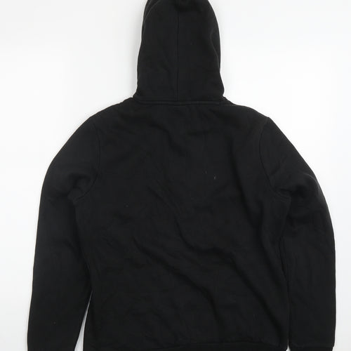 PUMA Womens Black  Cotton Pullover Hoodie Size 14  Pullover