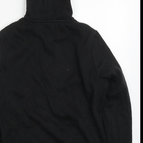 PUMA Womens Black  Cotton Pullover Hoodie Size 14  Pullover
