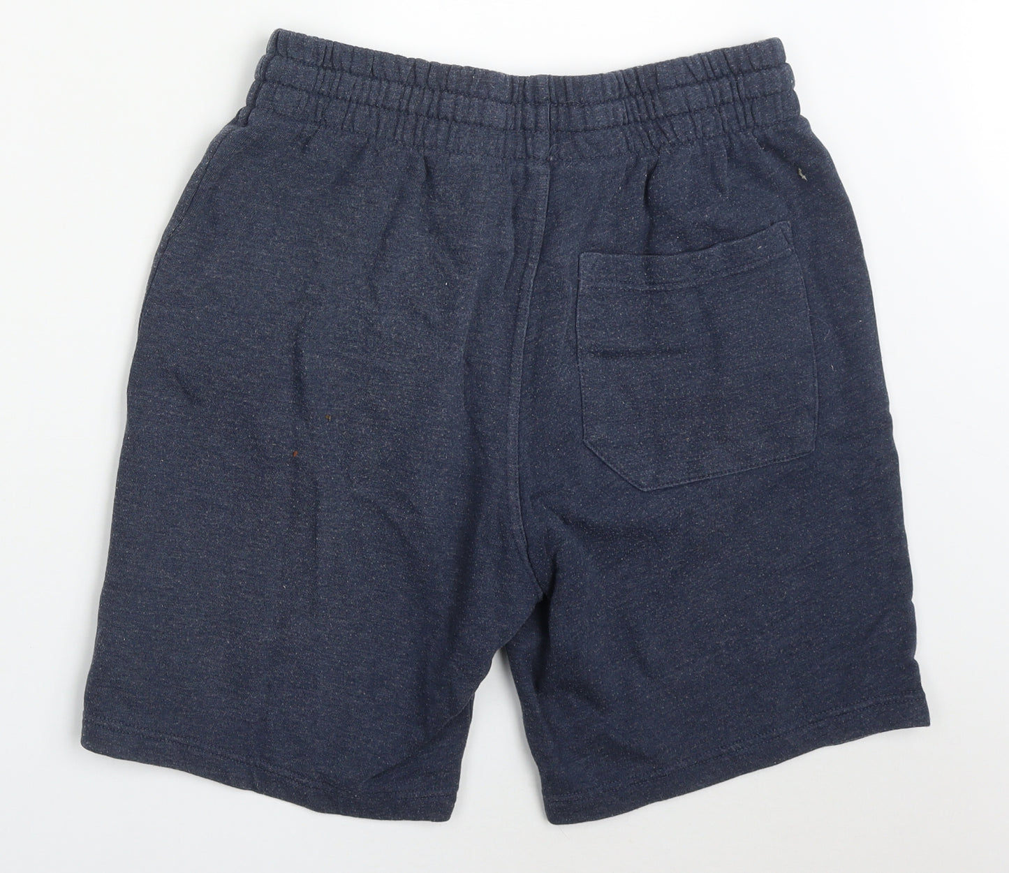 H&M Boys Blue  Cotton Sweat Shorts Size M L9 in Regular Drawstring