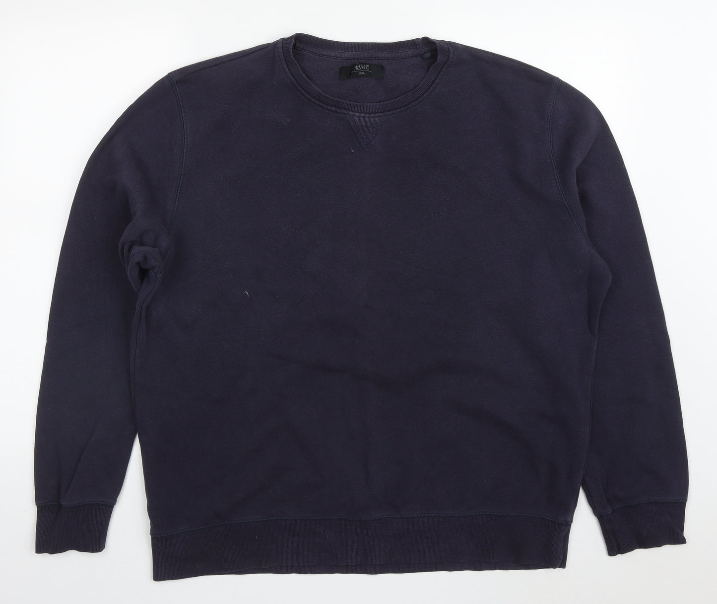 Matalan Mens Blue  Cotton Pullover Sweatshirt Size 2XL