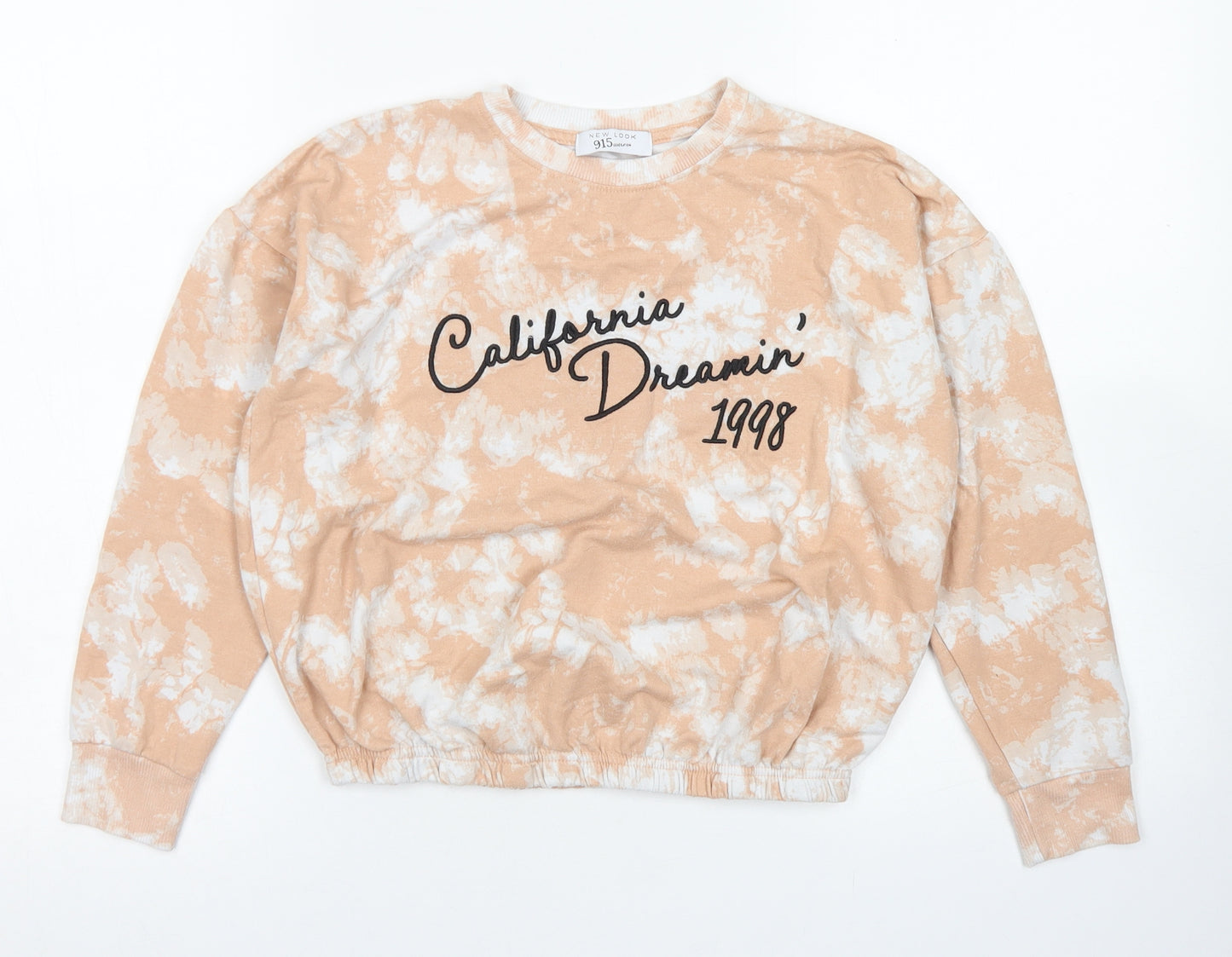 915 Generation Girls Brown  Polyester Pullover Sweatshirt Size S   - Cropped