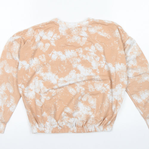 915 Generation Girls Brown  Polyester Pullover Sweatshirt Size S   - Cropped