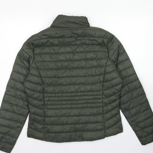 Primark Womens Green   Puffer Jacket Jacket Size M  Zip