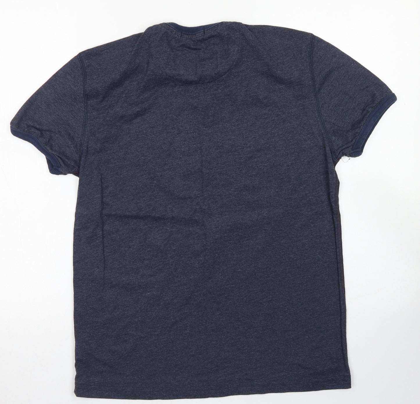 Drift King Mens Blue  Polyester  T-Shirt Size S Crew Neck
