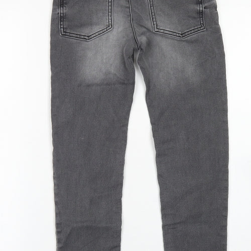TU Boys Grey  Cotton Skinny Jeans Size 9 Months  Regular Drawstring