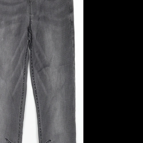 TU Boys Grey  Cotton Skinny Jeans Size 9 Months  Regular Drawstring