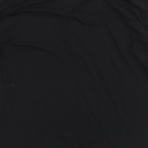 Primark Womens Black  Polyester Basic Blouse Size S Round Neck