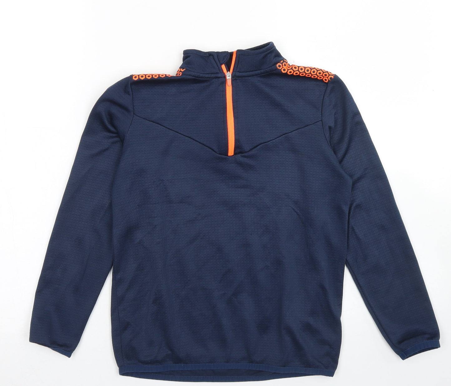 Dunnes Stores Boys Blue  Polyester Pullover Sweatshirt Size 8-9 Years  Zip