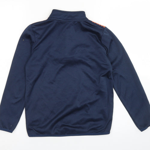 Dunnes Stores Boys Blue  Polyester Pullover Sweatshirt Size 8-9 Years  Zip