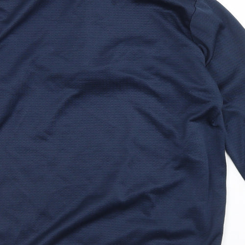 Dunnes Stores Boys Blue  Polyester Pullover Sweatshirt Size 8-9 Years  Zip