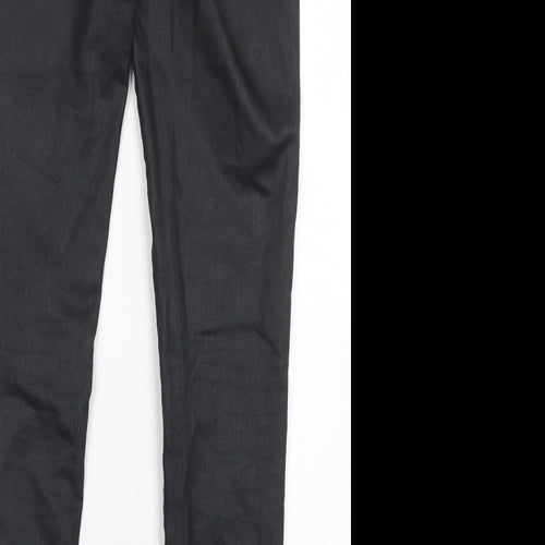 Dorothy Perkins Womens Black  Cotton Skinny Jeans Size 8 L29 in Regular Button
