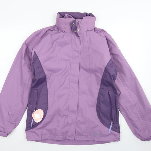 Regatta Girls Purple Colourblock  3-in-1 Jacket Coat Size 15 Years  Zip - Fleece Lined