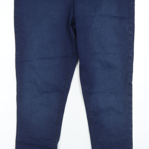 F&F Womens Blue  Cotton Jegging Jeans Size 14 L28 in Regular