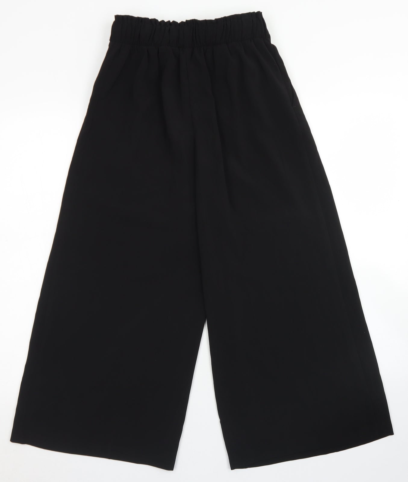 New Look Womens Black  Polyester Dress Pants Trousers Size 8 L23 in Regular Tie