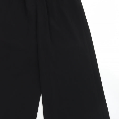 New Look Womens Black  Polyester Dress Pants Trousers Size 8 L23 in Regular Tie
