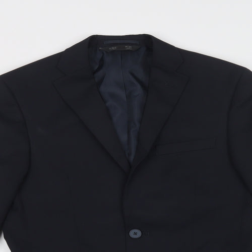 Marks and Spencer Mens Blue   Jacket Blazer Size S  Button