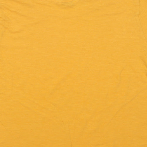 Marks and Spencer Womens Yellow  Cotton Top Pyjama Set Size 12   - Sunshine