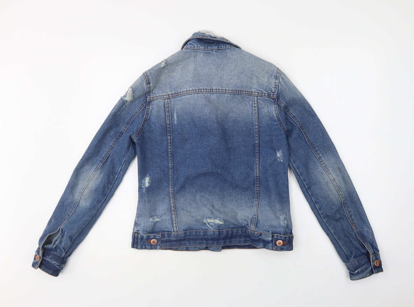 Primark Womens Blue   Jacket  Size 10  Button