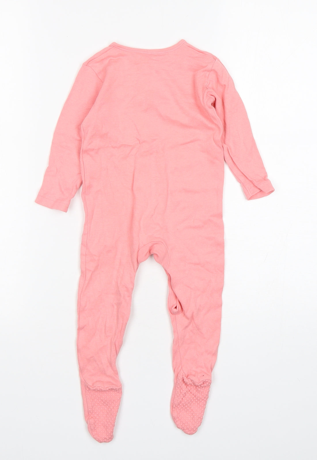 George Girls Pink  Cotton Babygrow One-Piece Size 9-12 Months   - Minnie Mouse