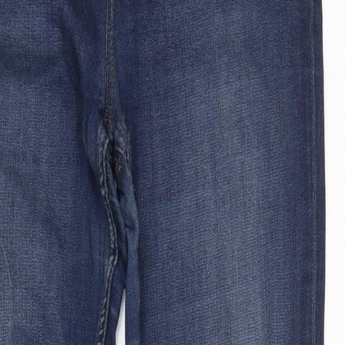 F&F Womens Blue  Cotton Skinny Jeans Size 16 L30 in Regular